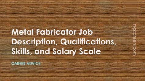 metal fabricator ability|fabricator skills.